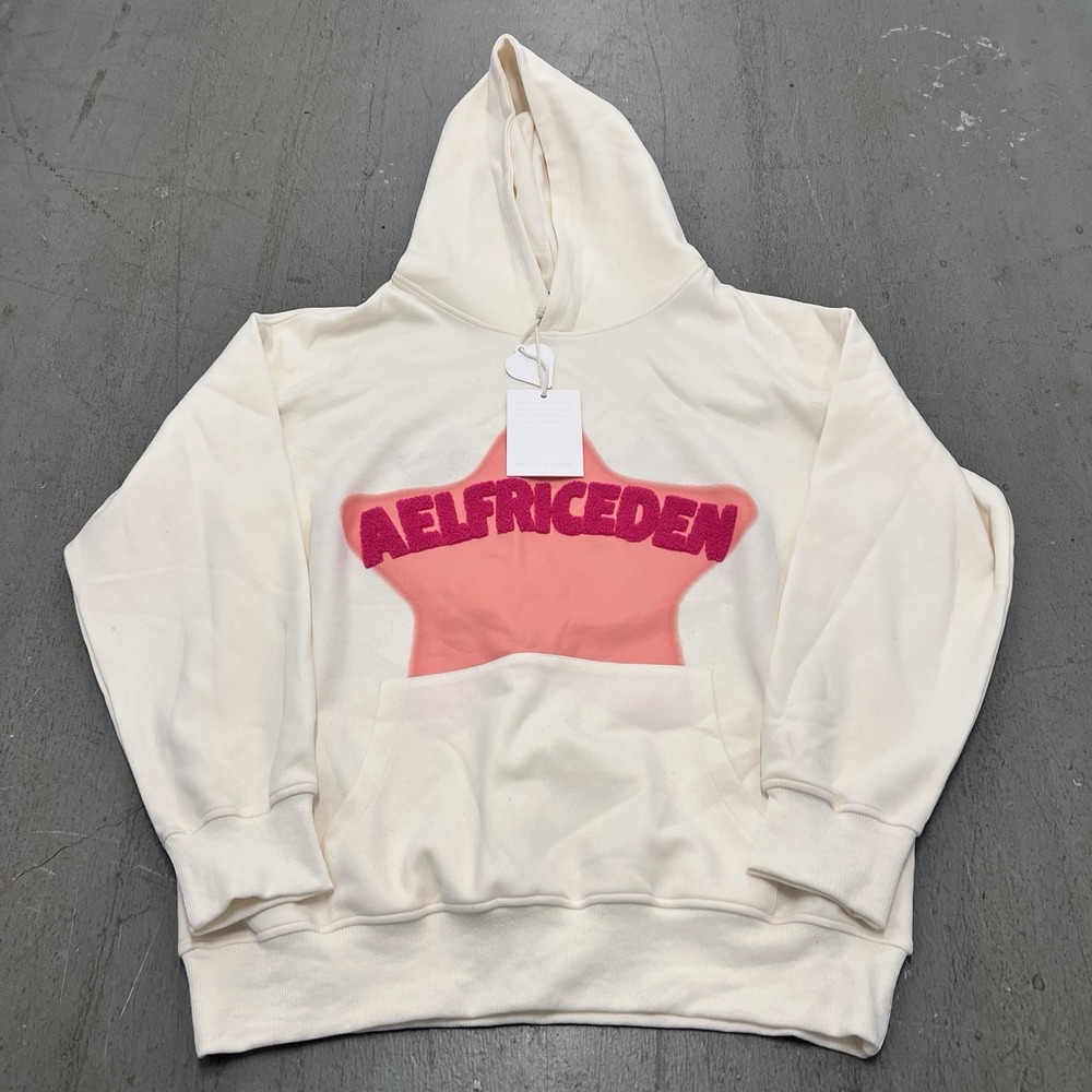 Aelfric Eden White and Pink Hoodie